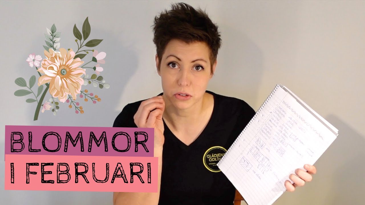 Så blommor i FEBRUARI - Perenner och blommor som man behöver starta tidigt och tips inför sådd!