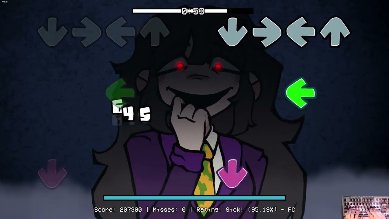 FNF QT Update 2.0 Secret - Interlope (FC) (crazy modchart) (4k)