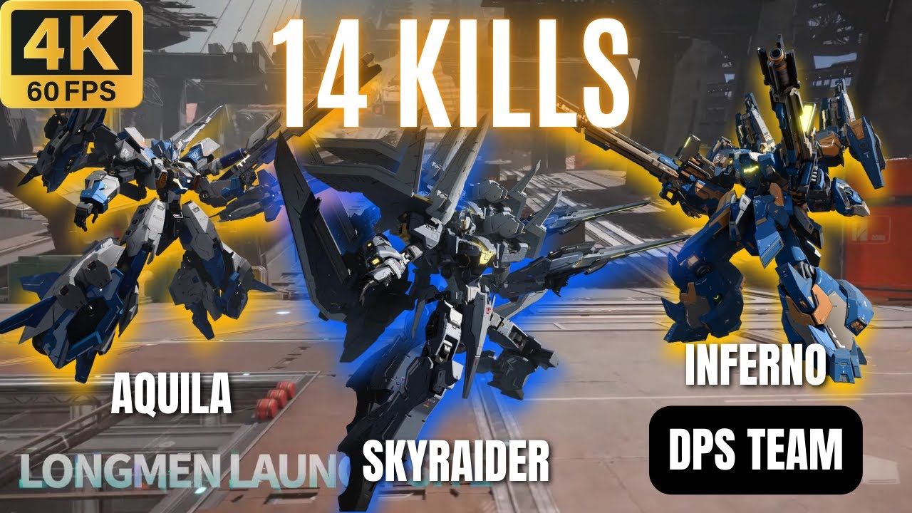 Indestructible Skyraider 14 Kills | DPS Team with Aquila + Inferno