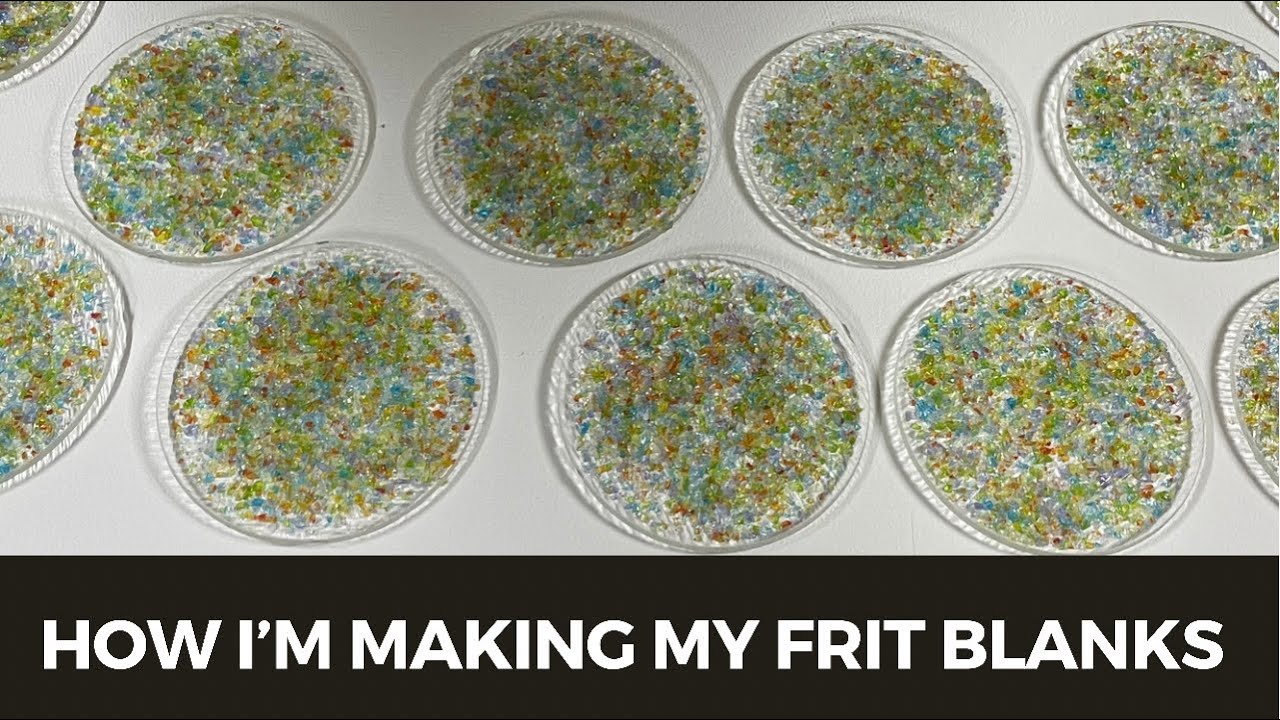 DECALS: My Frit Blanks — This is the Process for my Rose Window Ornaments