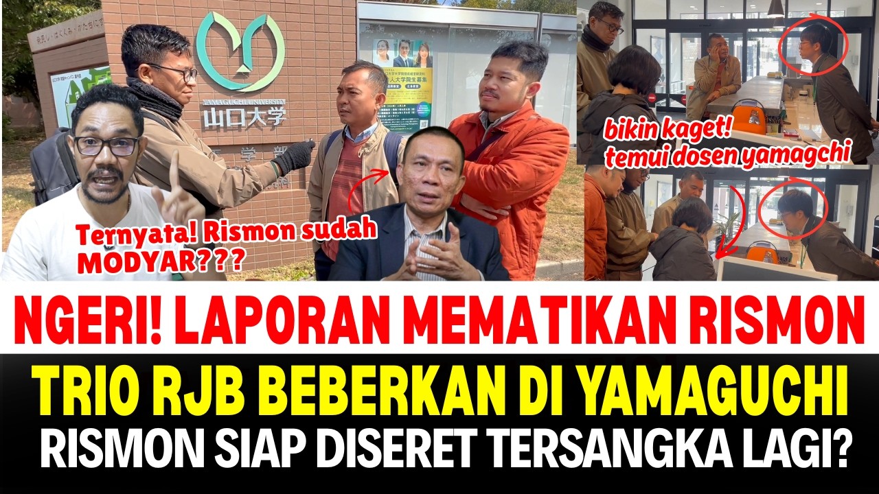 Ngeri! Laporan Mematikan Ijazah Rismon dari Yamaguchi Jepang! Siap-Siap Diseret Tersangka Lagi?