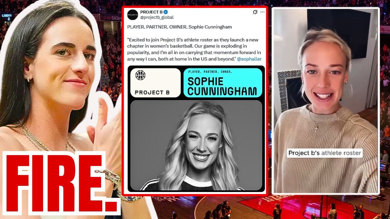 Indiana Fever Superstar SOPHIE CUNNINGHAM has SIGNED w PROJECT B! Let's Freaking Go!