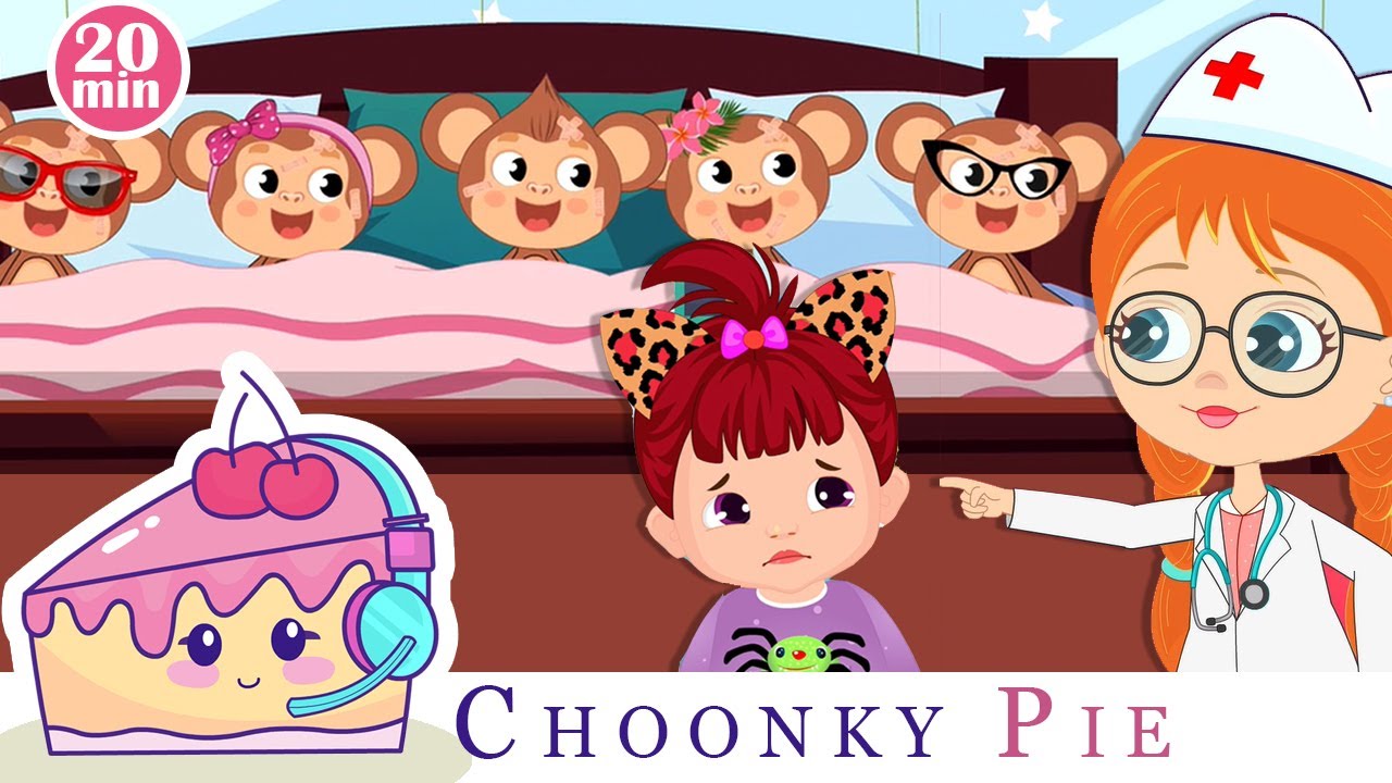 Five Little Monkeys + Five little ducks + More | Choonky Pie Nursery Rhymes & Kids Songs| Childrens
