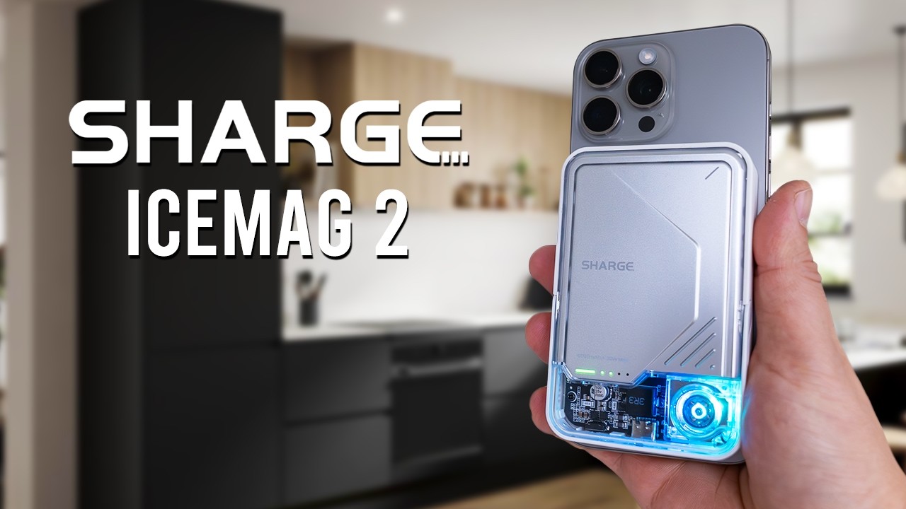 Sharge Icemag 2 — потрясающее беспроводное зарядное устройство Qi2!