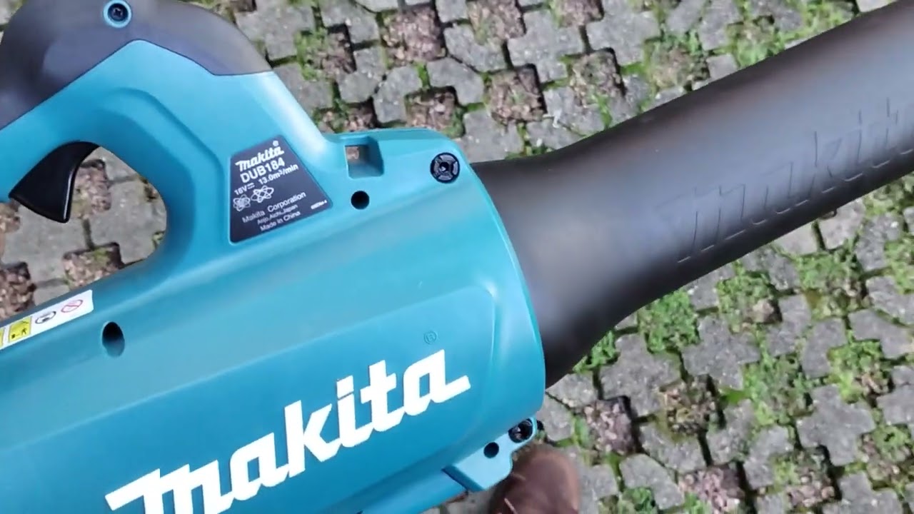 Soprador a bateria 18v Makita Motor BL BruchLess (Sem escovas de carvão) dub184 tecnologia XPT