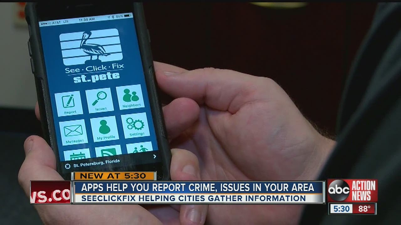 Apps help you report crime, issues in your area
