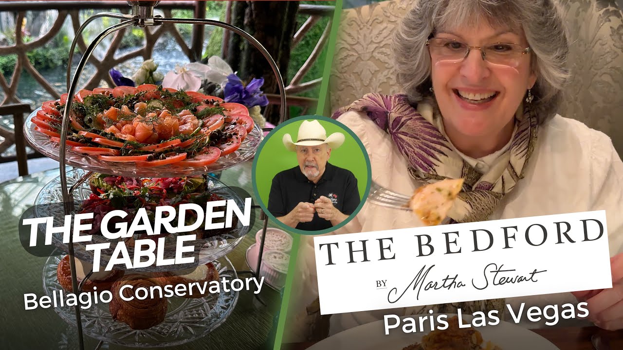 Only in Vegas! Breakfast at the Garden Table, Dinner at Martha's Table