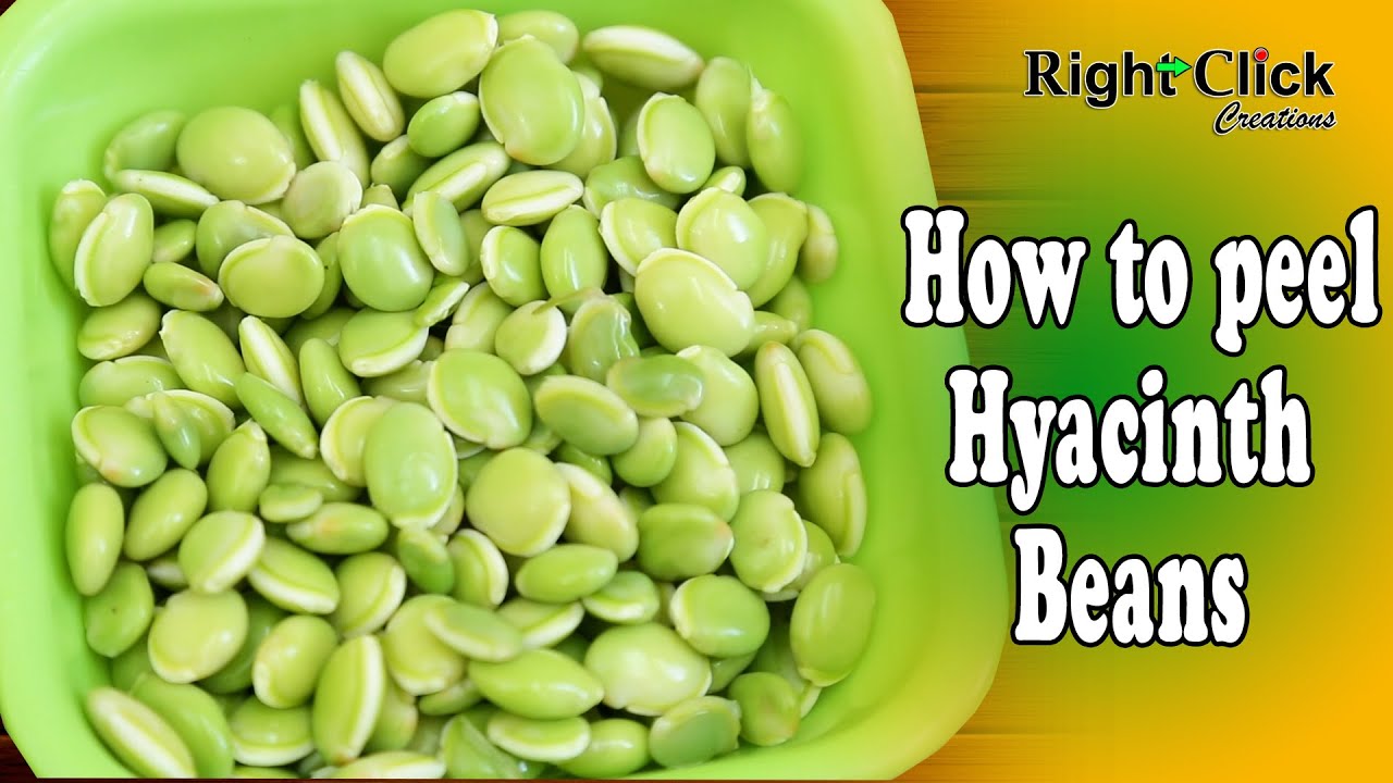How to peel Hyacinth beans  or Lilva beans or Field beans or Hitikida Avarekalu or Hisukida Avarekai