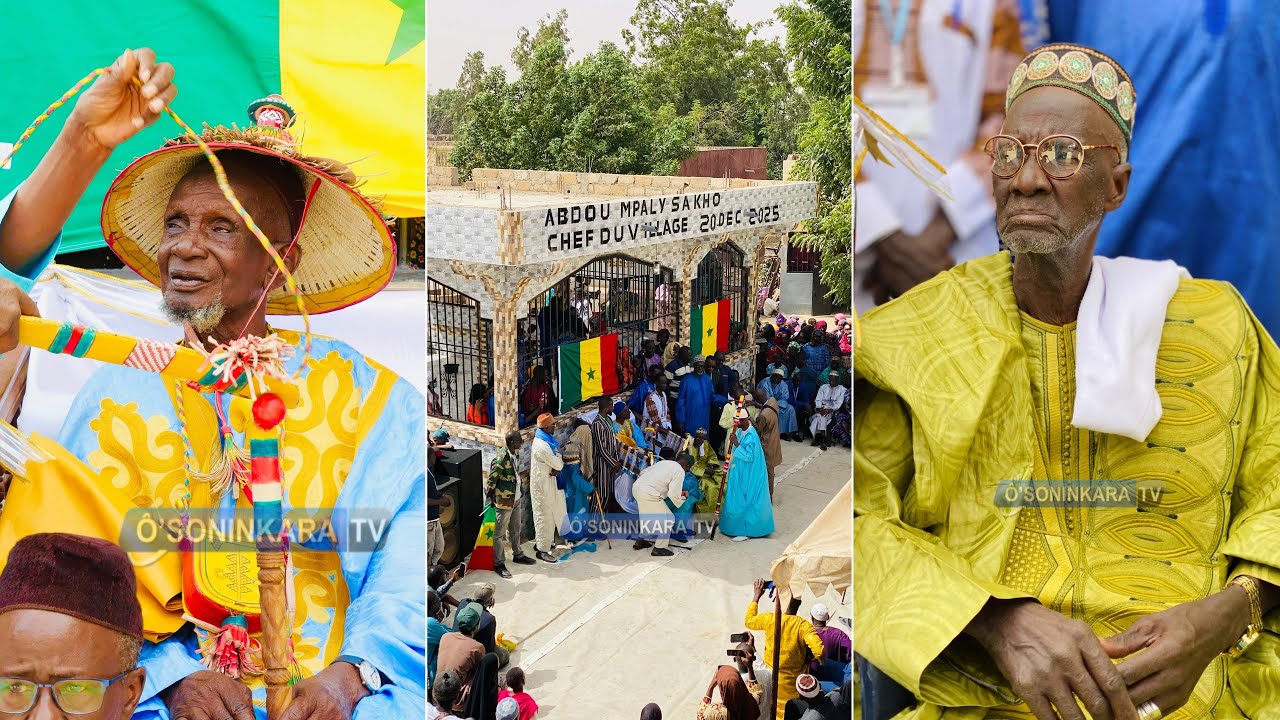 Intronisation du nouveau chef du village de Diawara, discours des autorités et des sages 