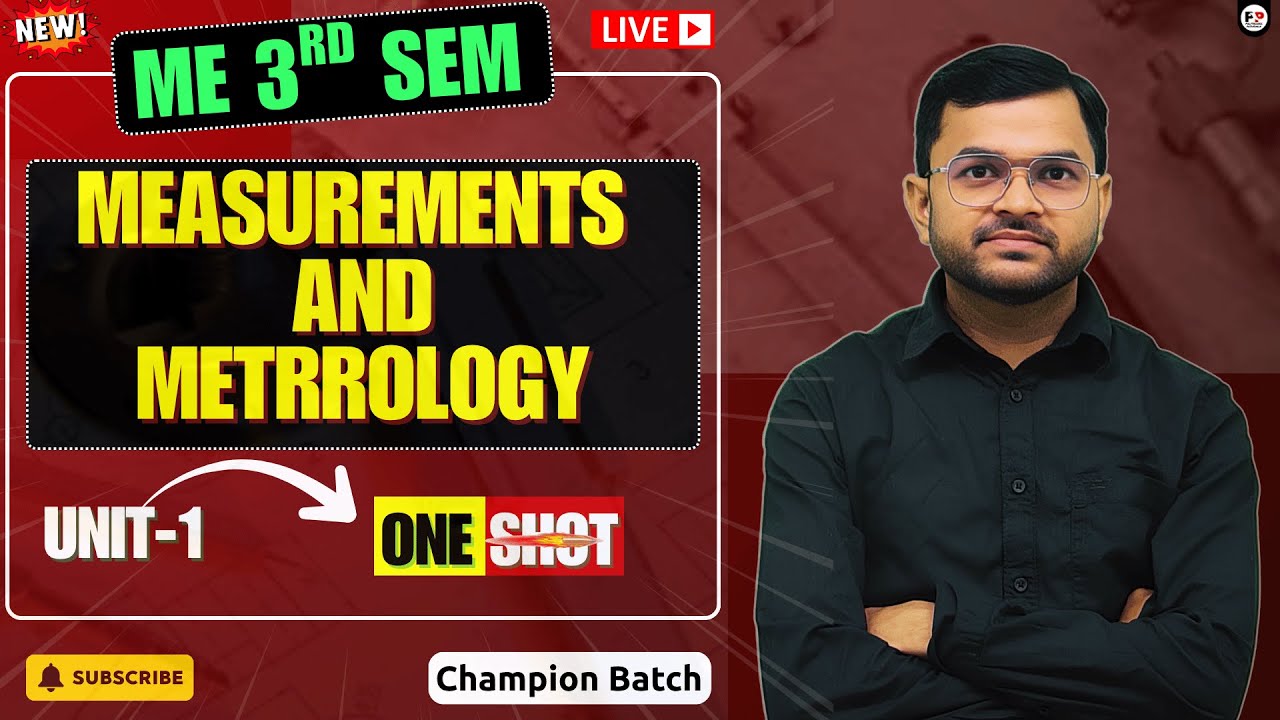Measurements and Metrology l One Shot-Unit:1@PolytechnicPathshala