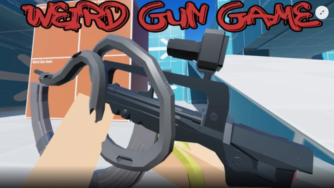 Today I am playing “weird gun game”  ￼