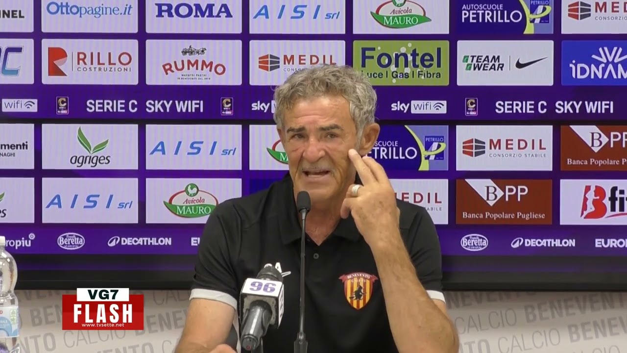 Calcio Benevento, Auteri : &ldquo;Dobbiamo alzare il livello di gioco e prestazioni, c&rsquo;&egrave; grande sintonia&rdquo;