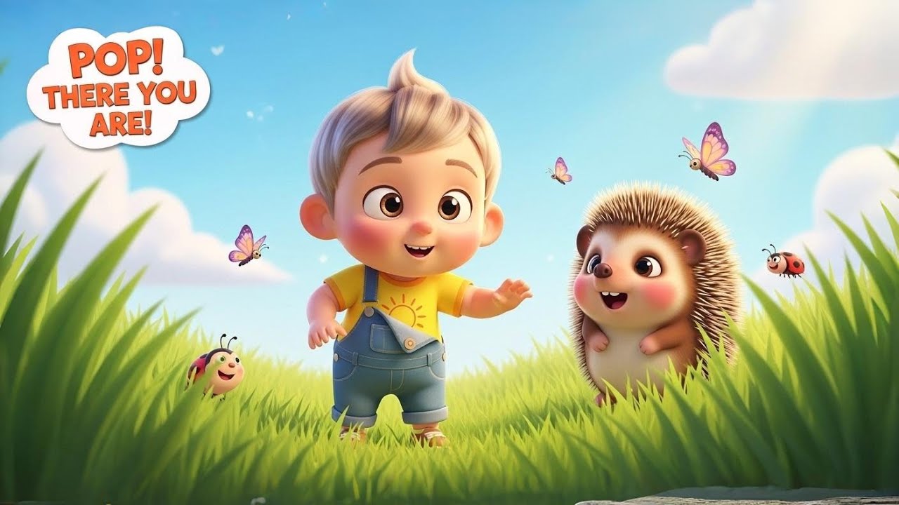Hide and Seek Hedgehog 🦔🌿 | Fun Nursery Rhyme for Kids | Peek-a-Boo Song | CocoMoco