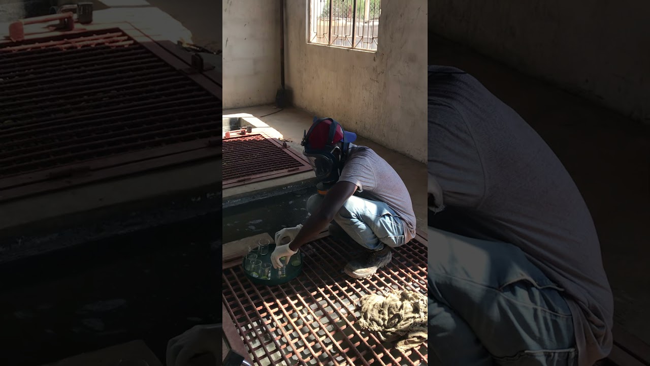 Vat leaching Carbon room