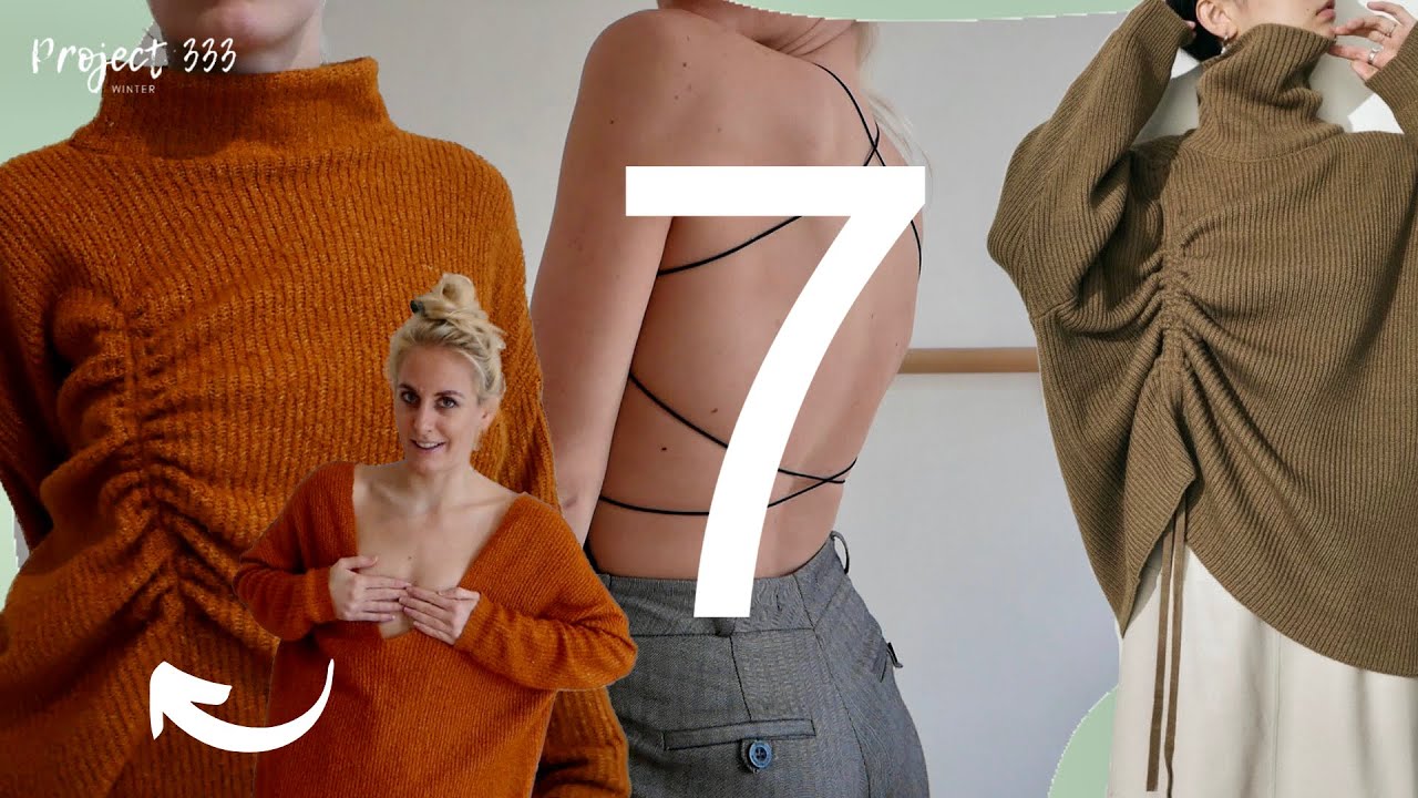 Project 333 Ep. 7: super easy Upcycling für langweilige Pullover + Halbzeit-RECAP