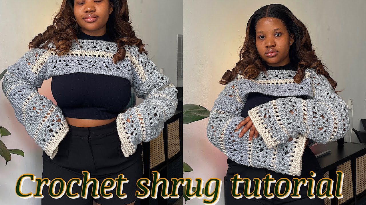 How to Crochet a shrug || Mihankushea
