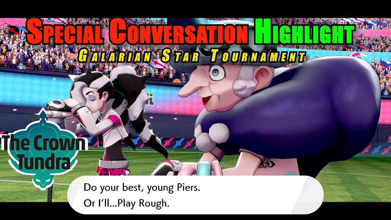 All Galarian Star Special Conversation Events Crown Tundra Pokemon(Sword)