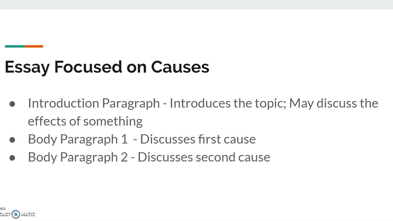 The Very Basic Cause and Effect Essay