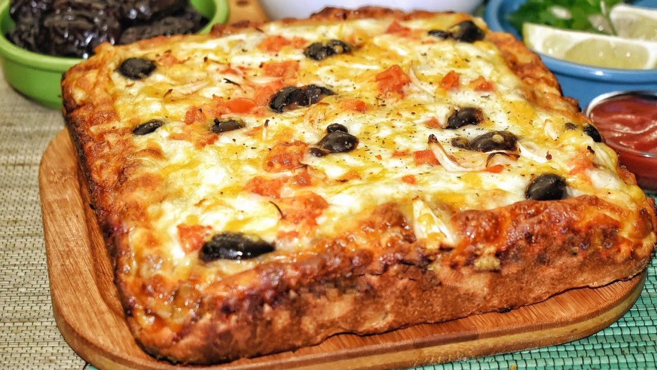 لازم تجربوا بيتزا تاكوس المكسيكية عجينة قطنية وصلصة رائعة بمكونات متوفرة بالبيت (Mexican Pizza)