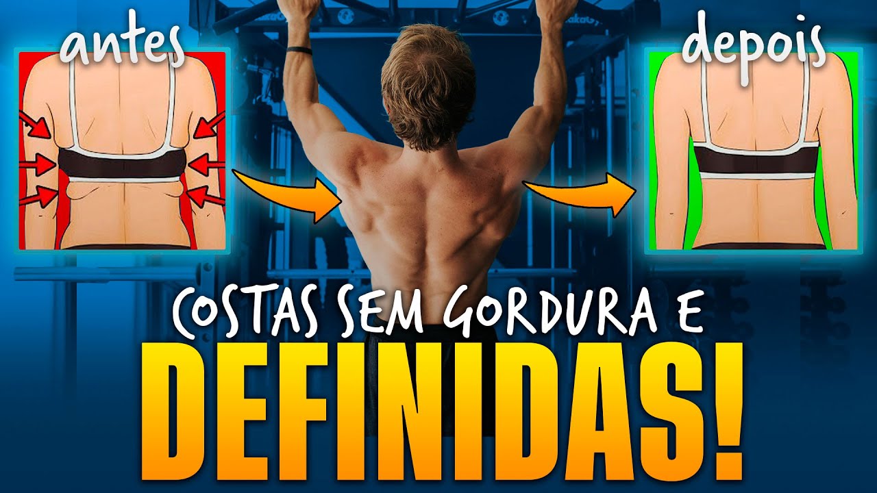Costas (dorsais) marcadas definidas e sem gordura naturalmente | Melhore sua postura
