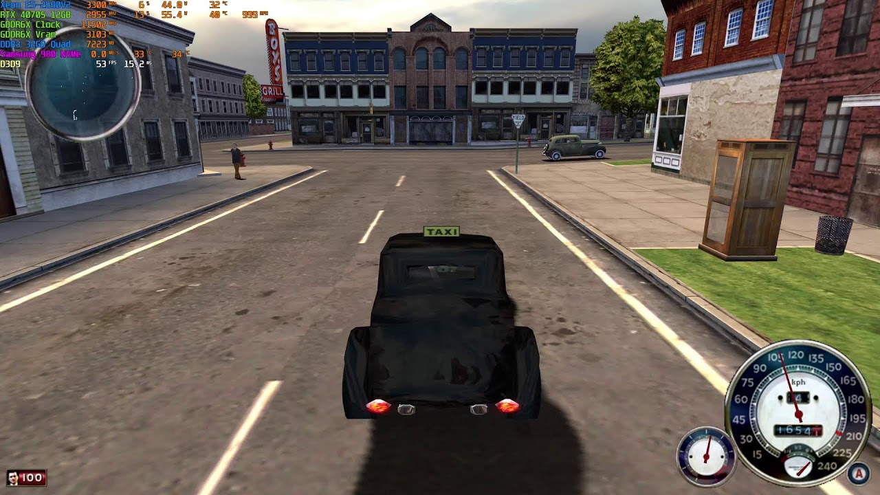 Mafia: The City of Lost Heaven Extreme Ride Xeon 2690v2 ASUS ProArt RTX 4070 SUPER OC 32GB DDR3