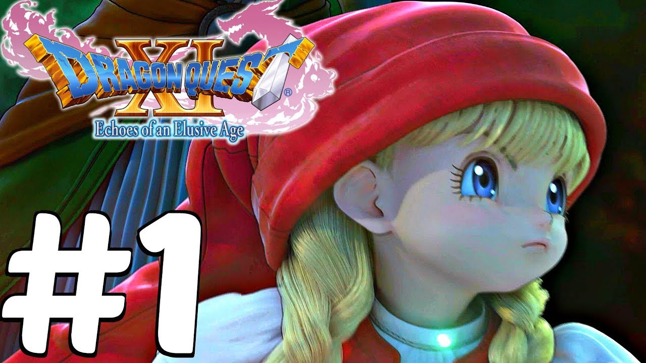 DRAGON QUEST XI - English Walkthrough Part 1 - Cobblestone & Kraken (PS4/PC)