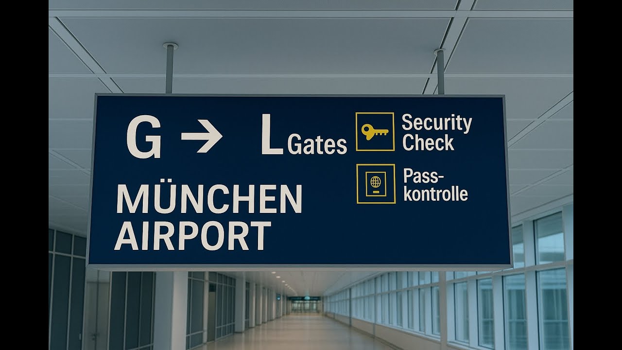 How to Easily Get from G to L Gates at Munich Airport (Schengen to Non-Schengen)
