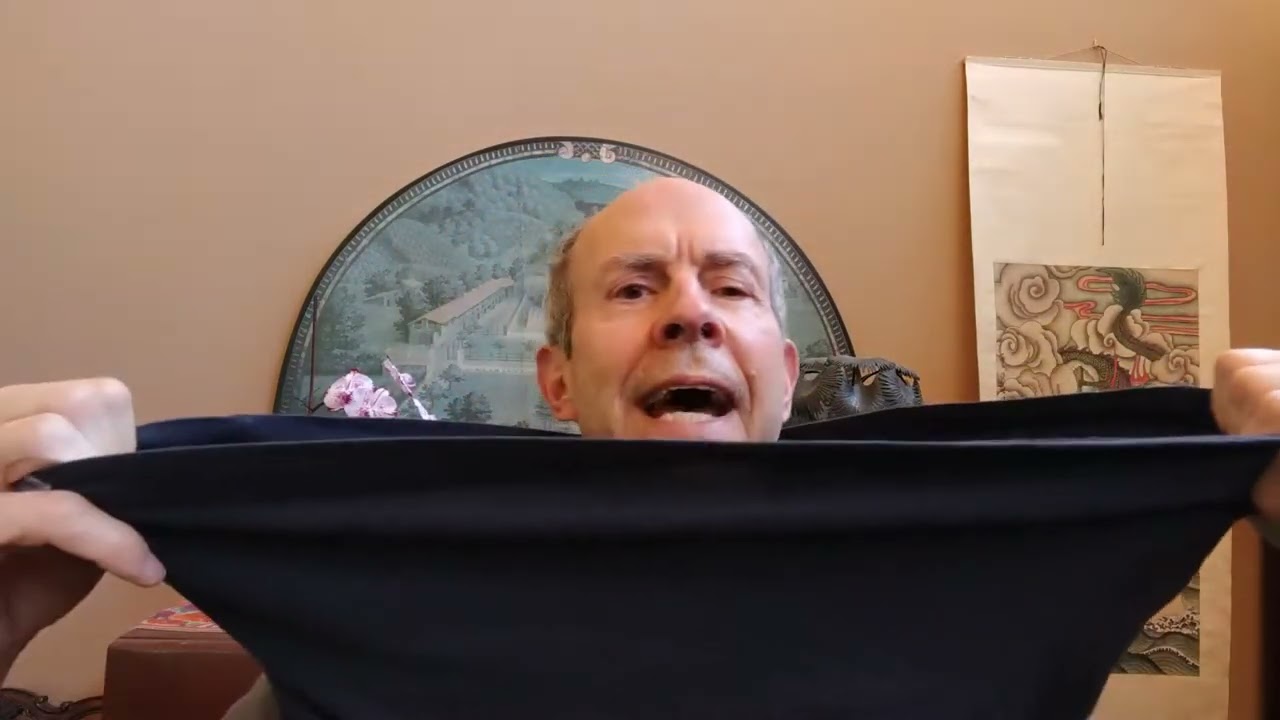 Ninja face mask from a T shirt