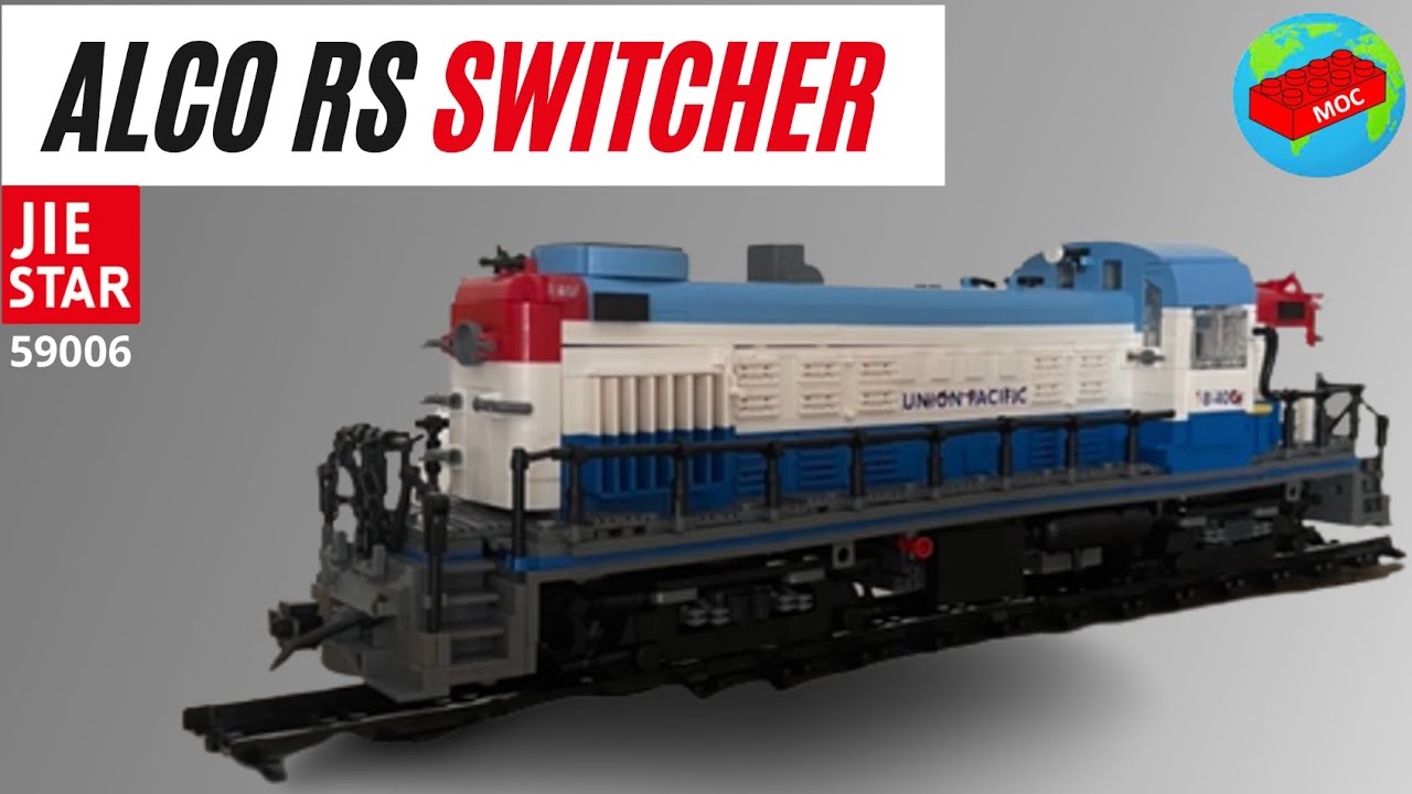 Lego City: JIE STAR 59006 Locomotora ALCO RS Switcher (Doomsday)