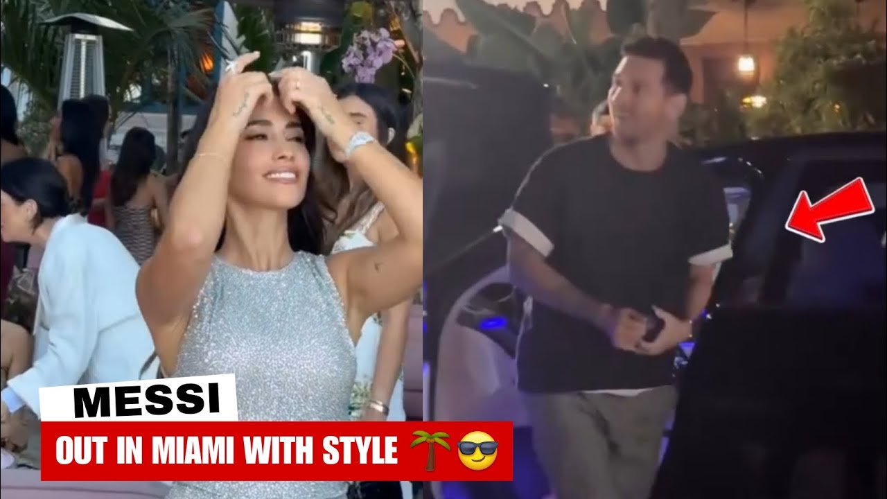 MESSI OUT IN MIAMI WITH STYLE 🌴😎