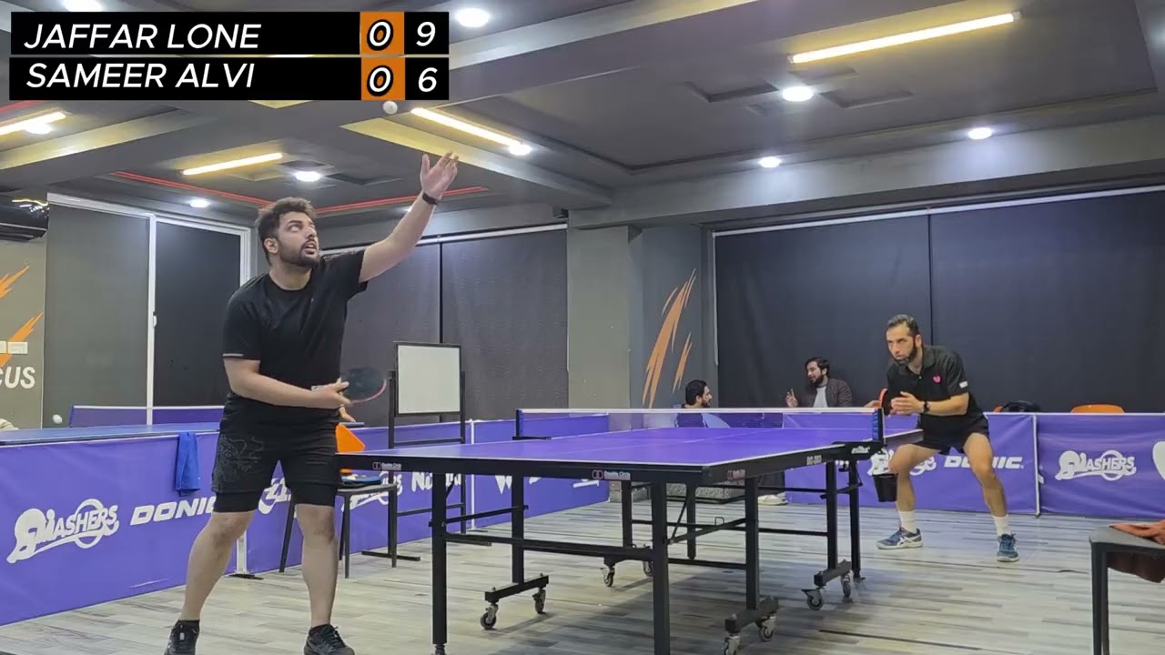 Sameer Alvi vs Jaffar Lone | Smashers Table Tennis Club