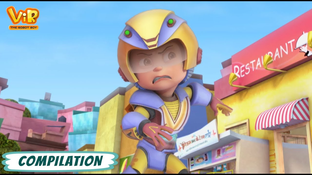 Bunty Aur Gintu Ka Dance | Vir The Robot Boy Cartoon In Hindi Compilation | Cartoons for Kids