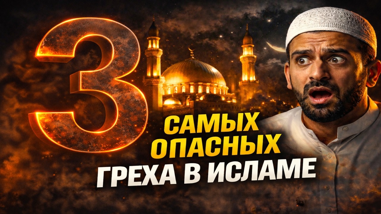 3 ГРЕХА, которые АЛЛАХ может НЕ ПРОСТИТЬ, если ты умрёшь с ними!