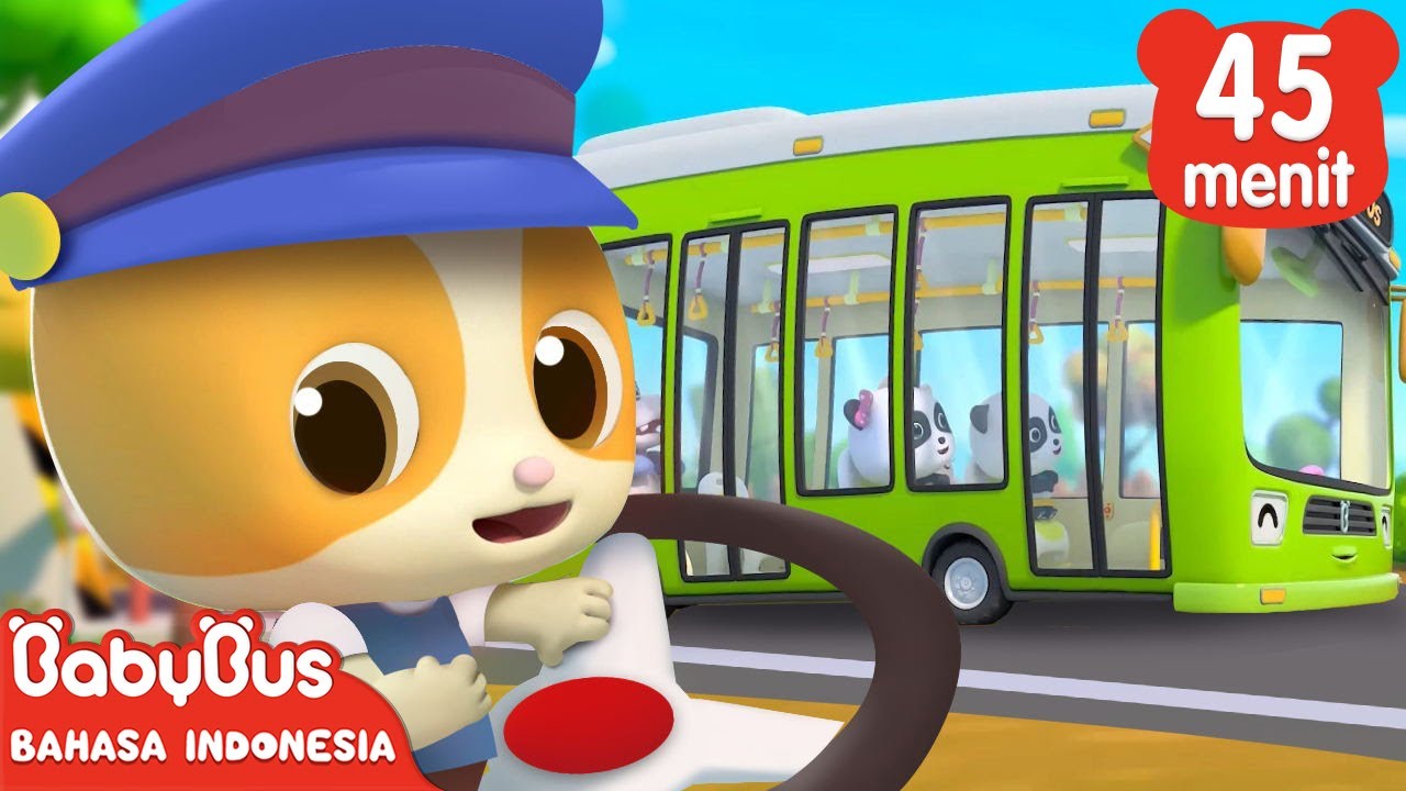 Lagu Bus Anak | Lagu Anak Pencerahan | Lagu Kendaraan | Lagu Anak | BabyBus Bahasa Indonesia