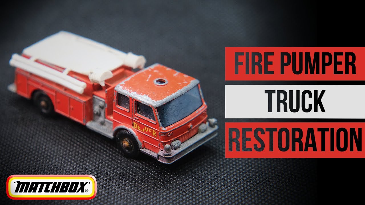 MATCHBOX restoration: 29C Fire Pumper Truck