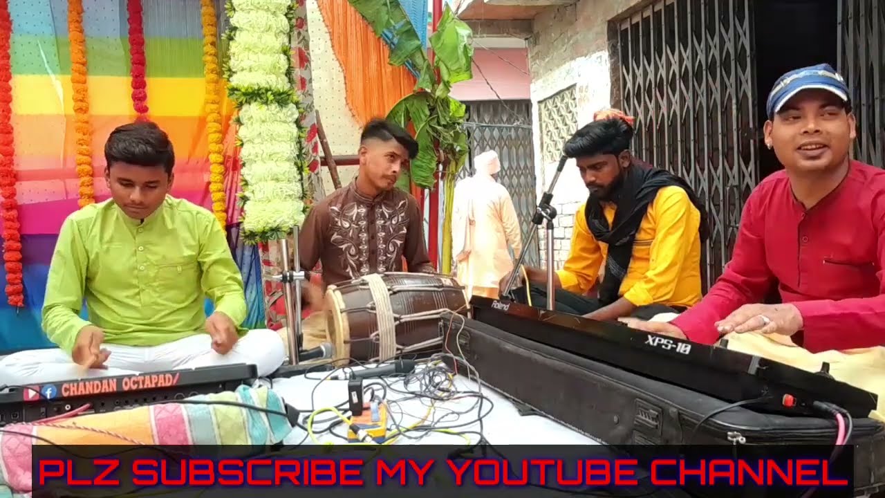 Rakesh Dangi Nagma || Instrument Playing || Sound check Video || Bhagbat Katha || Chandan octapad