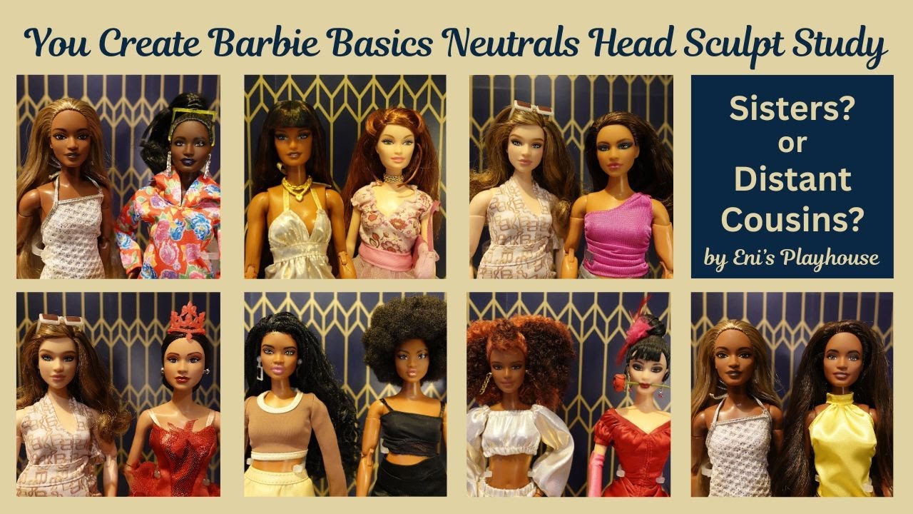 You Create Barbie Basics Neutrals Face Sculpt Study