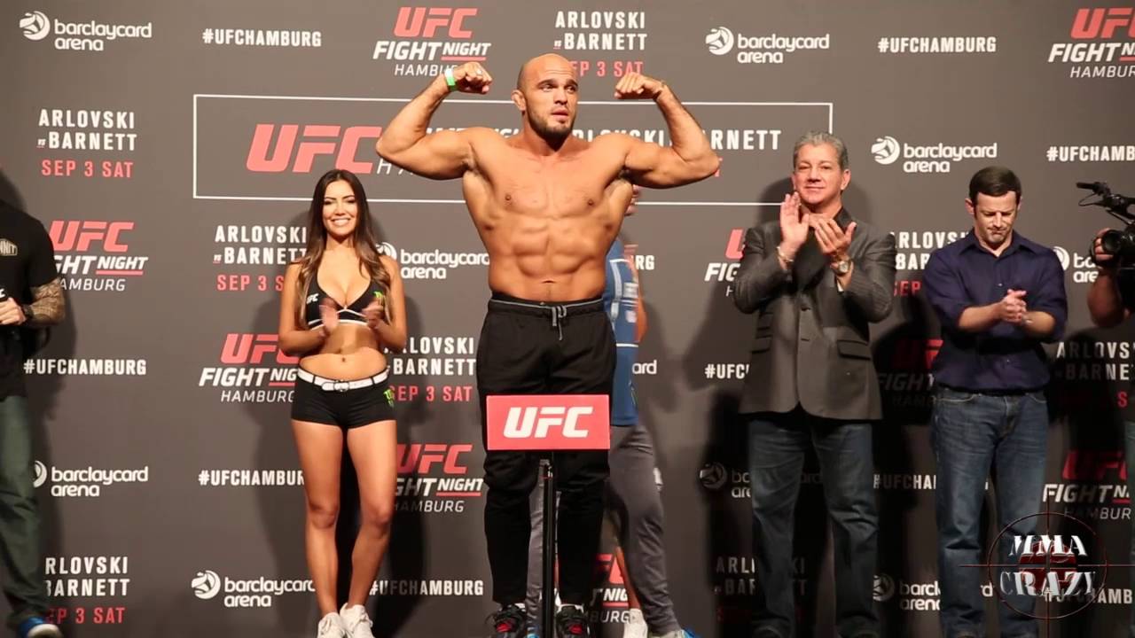 UFC Fight Night Hamburg Ryan Bader vs  Ilir Latifi weigh in face off