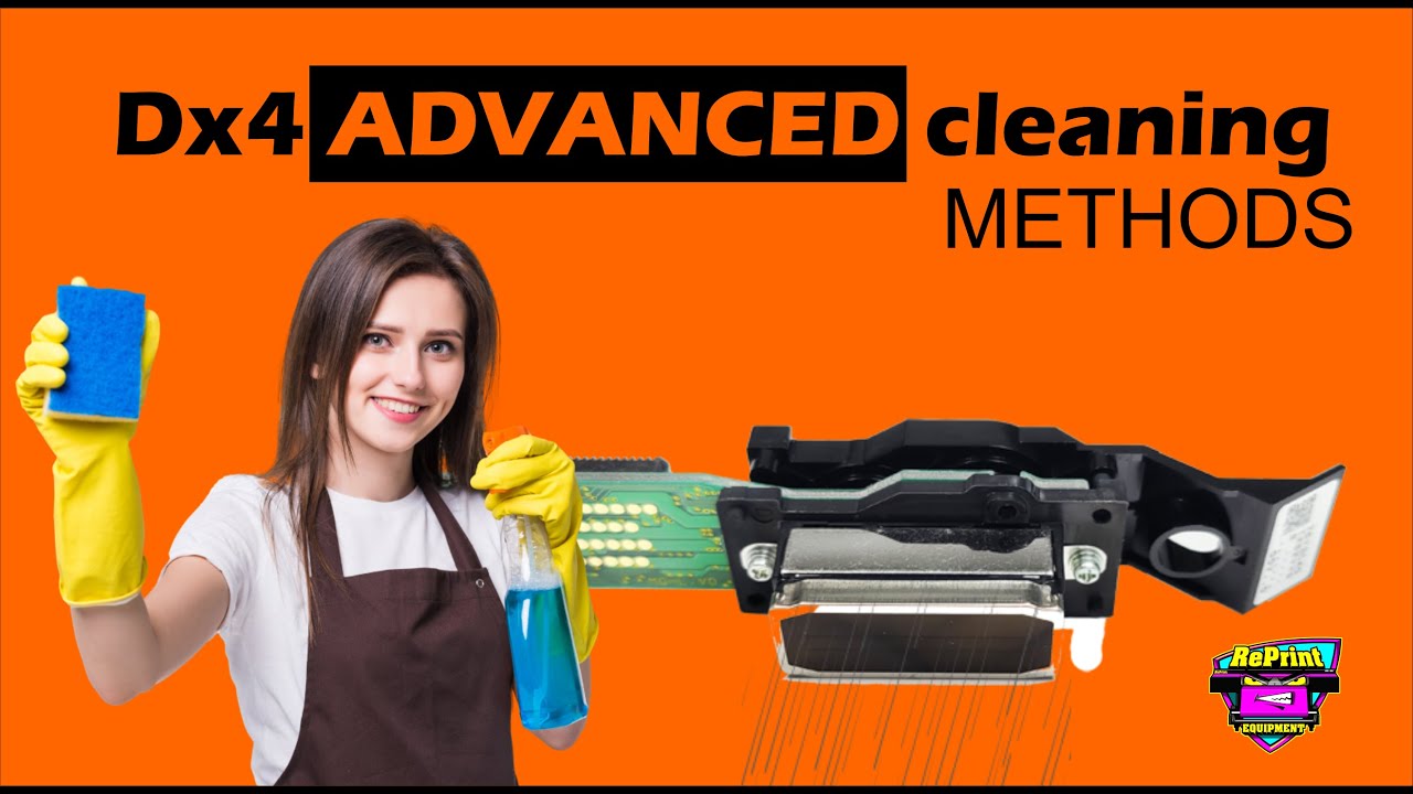 ADVANCED Cleaning of the DX4 Printhead Epson Roland Mutoh Mimaki Cleaner HOW-TO WATCH NOW