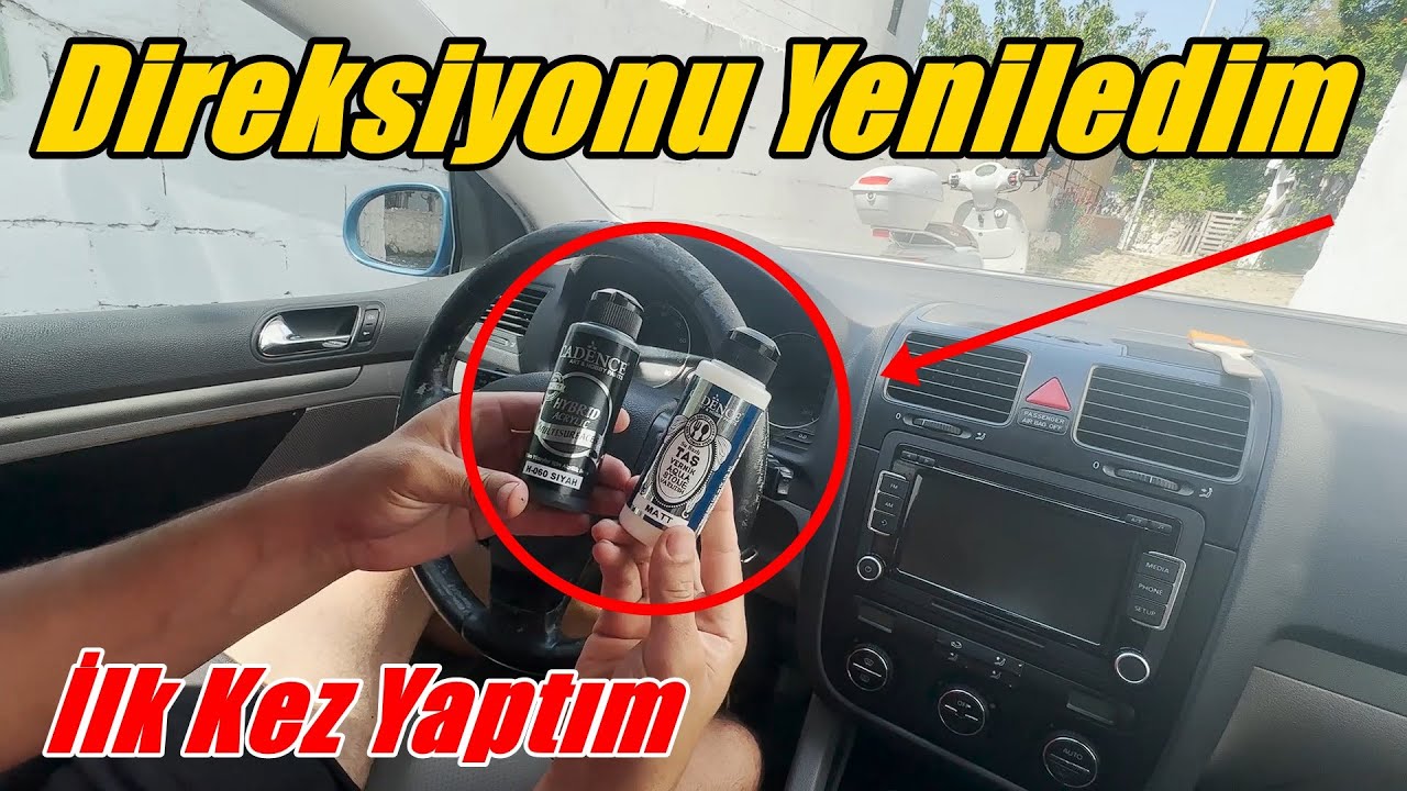 Volkswagen Golf 5 Direksiyon Yenileme - Kanalımızda İlk Kez