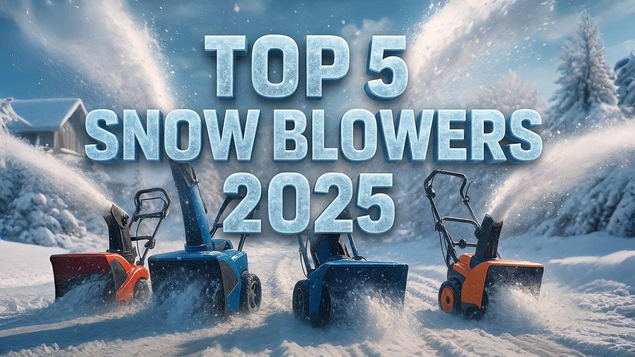 ❄️ Топ-5 электрических снегоочистителей 2025 года — Лучшие зимние машины на Amazon ⚡❄️