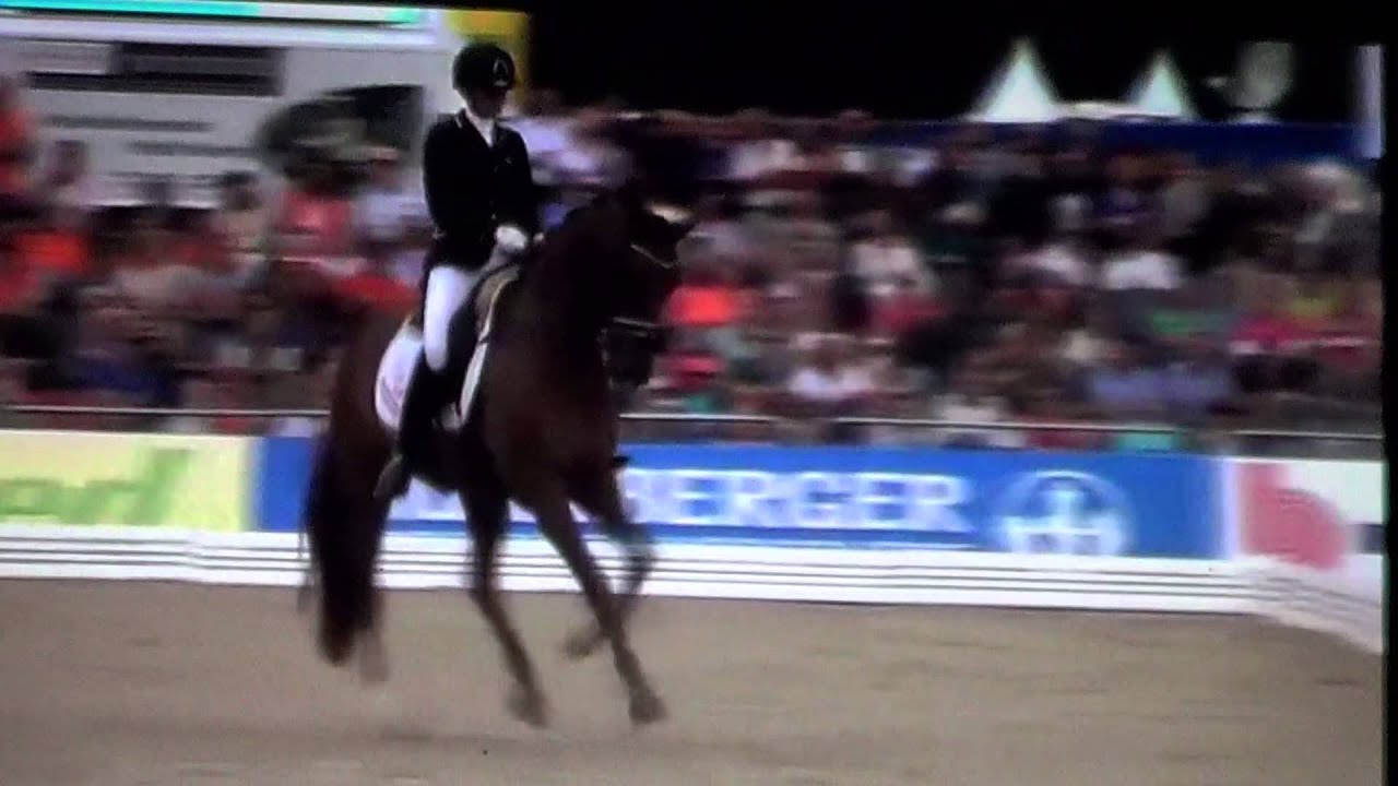 Kirsten Brouwer met Dancer grote finale Verden 2013