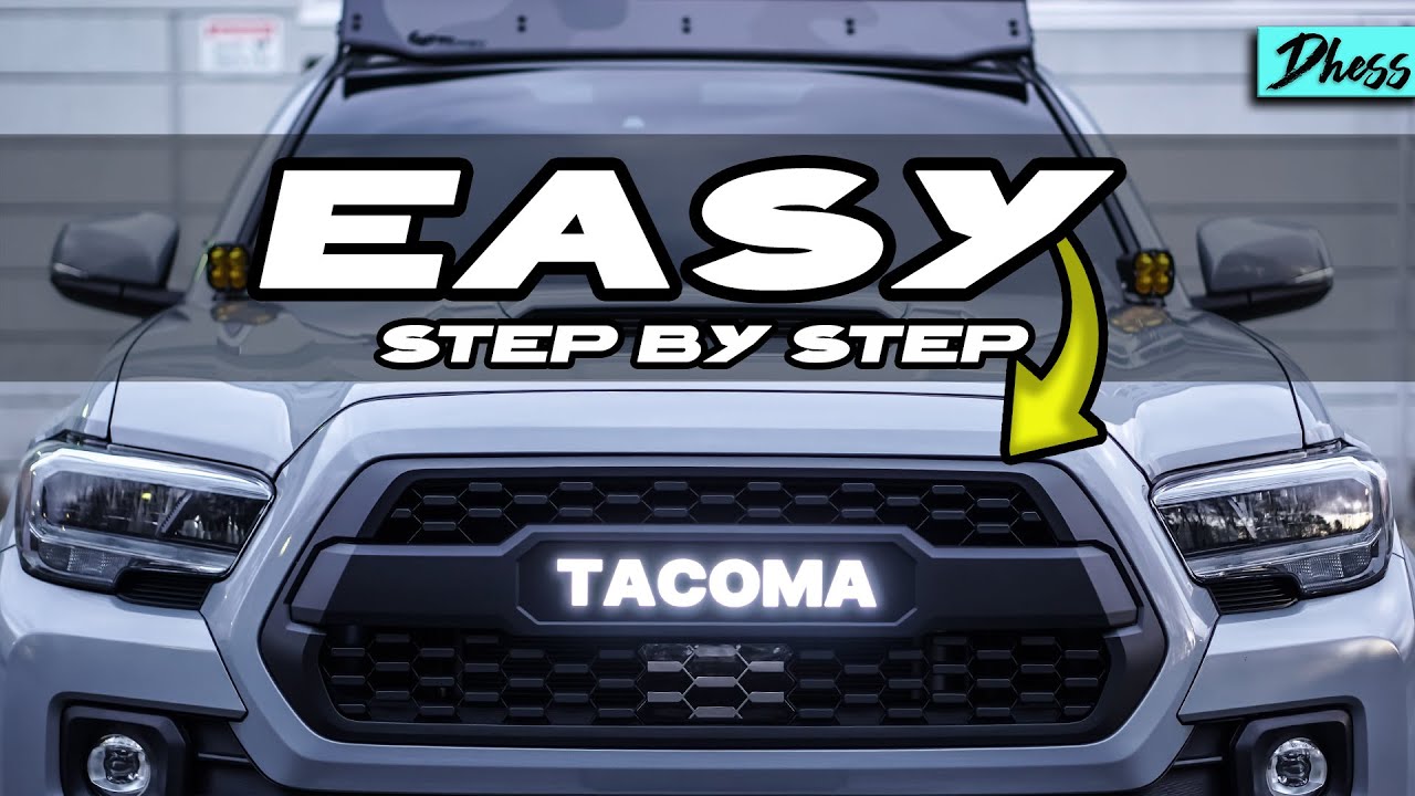 New Tacoma Trd Pro Grille Install