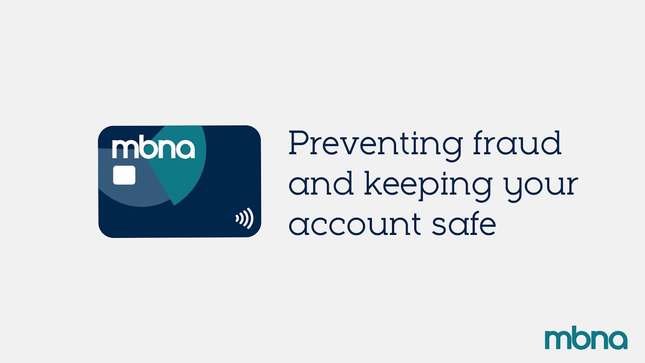 Preventing fraud and keeping your account safe | MBNA