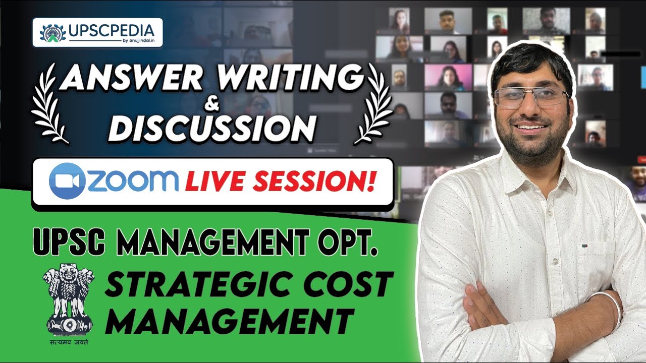 UPSC Mains Answer Writing | Strategic Cost Management - UPSC Management Optional | UPSC Mains 2022