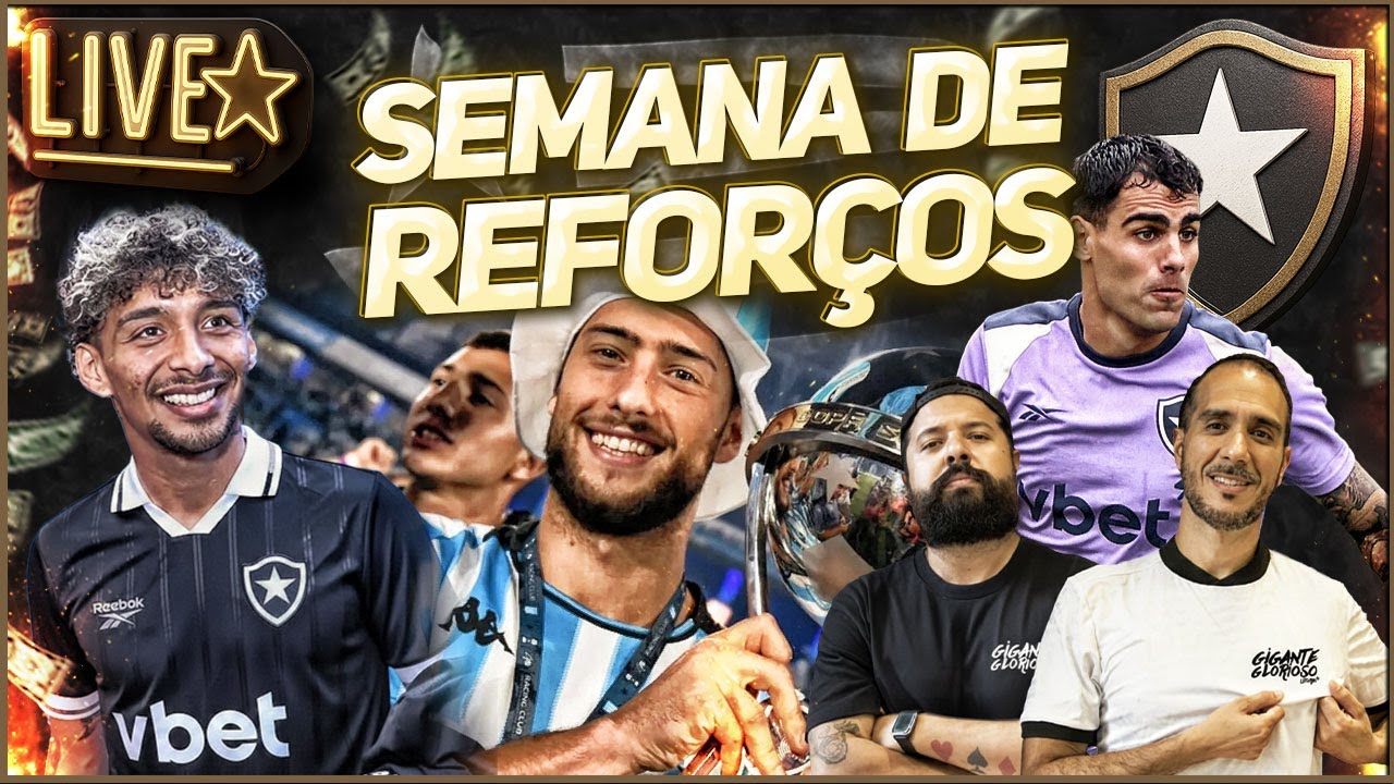 🗞️SEMANA DE BOAS NOTÍCIAS: BOTAFOGO TERÁ REFORÇOS CONTRA FLUMINENSE | MEDINA E DI CESARE CHEGAM?