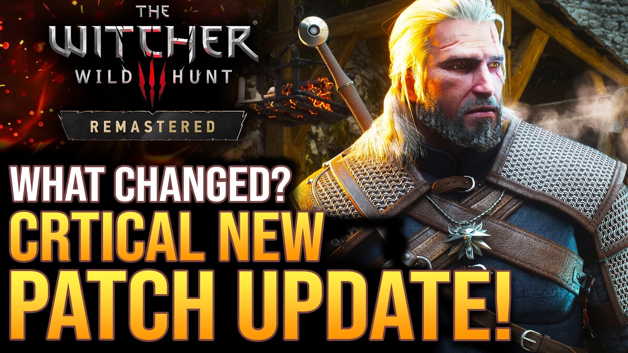 Для The Witcher 3 Remastered вышло новое обновление: что изменилось?