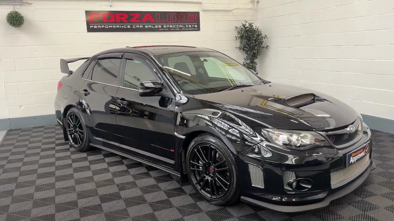 2010 SUBARU IMPREZA WRX STI 2.5 T TYPE UK, OBSIDINA BLACK, PRO R, HTA KIT, ZUNSPORT, FORZA LINE LTD