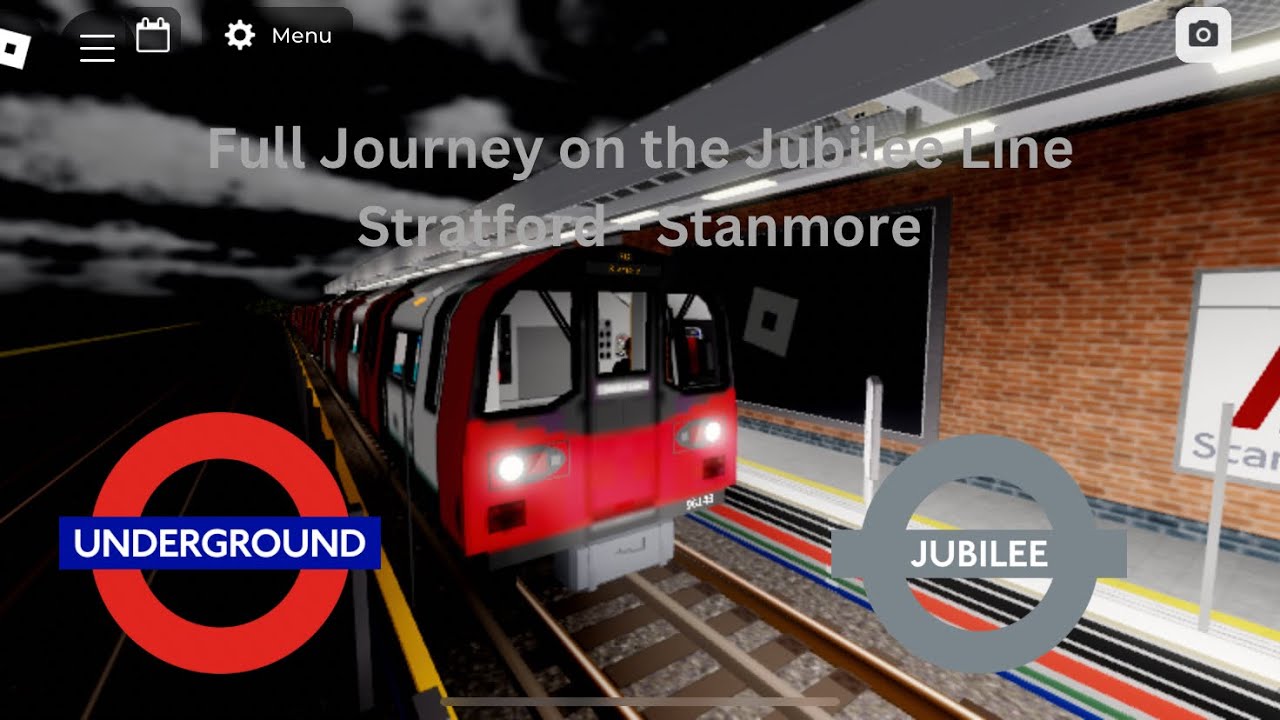 Full Journey on the Jubilee Line | Stratford - Stanmore | DJMN Lines Roblox 1996 TS
