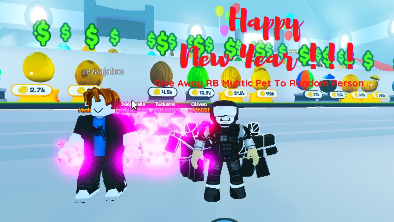 Happy New Year!! Give Away Rb Mythic Pet - Pet Simulator X